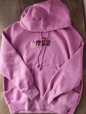Nike Sportswear Phoenix Fleece Oversized Logo Hoodie - Size Medium